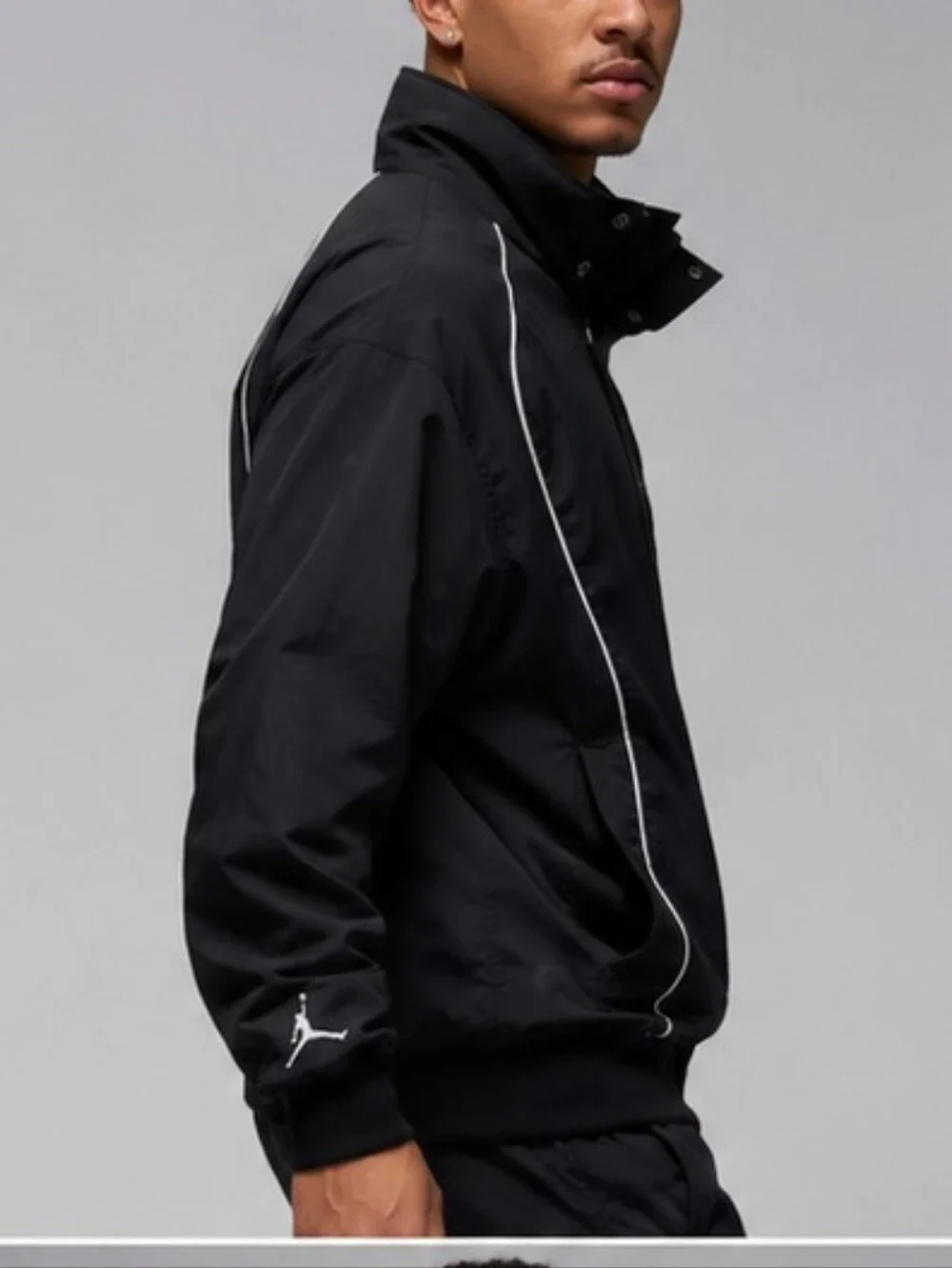 Air Jordan MVP Season Jacket Black Men's Large FV7241-010 Rare